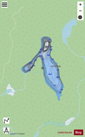 Mitchell, Lac depth contour Map - i-Boating App - Streets