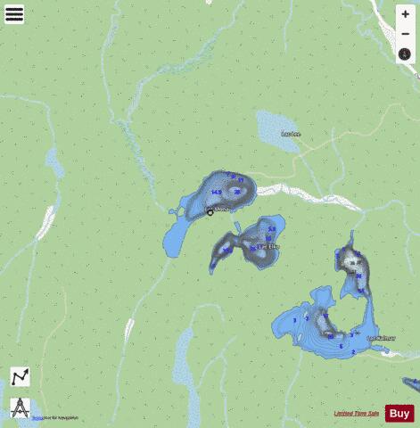 Mona  Lac depth contour Map - i-Boating App - Streets