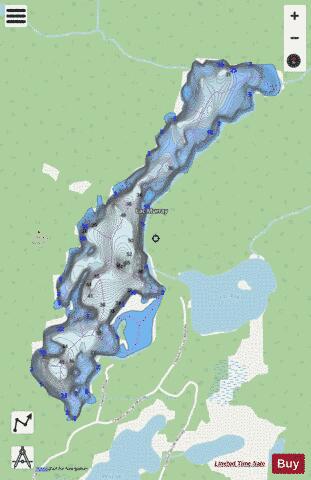 Murray, Lac depth contour Map - i-Boating App - Streets