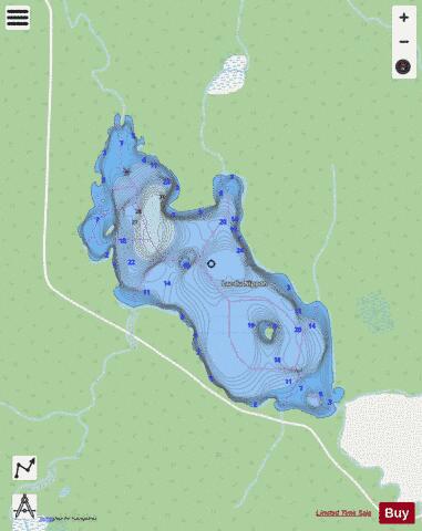 Nippon, Lac du depth contour Map - i-Boating App - Streets