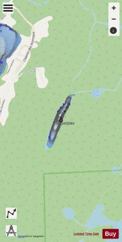 Oscar  Lac depth contour Map - i-Boating App - Streets