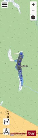 Pinder  Lac depth contour Map - i-Boating App - Streets