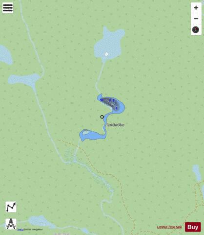 Pins  Lac Des depth contour Map - i-Boating App - Streets