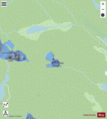 Poele  Lac La depth contour Map - i-Boating App - Streets