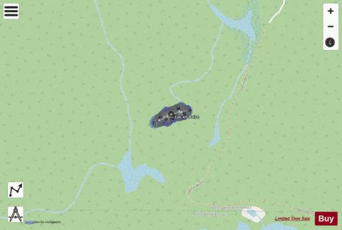 Poire  Lac En depth contour Map - i-Boating App - Streets