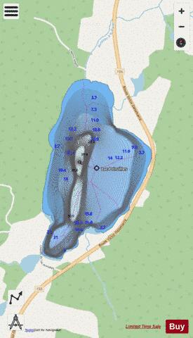 Prinzeles, Lac depth contour Map - i-Boating App - Streets