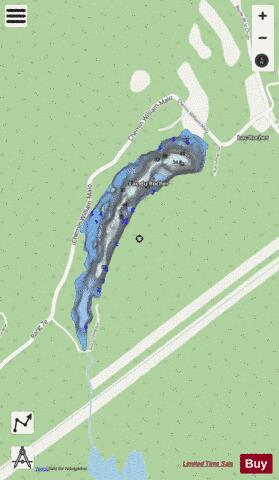 Rocher  Lac Du depth contour Map - i-Boating App - Streets
