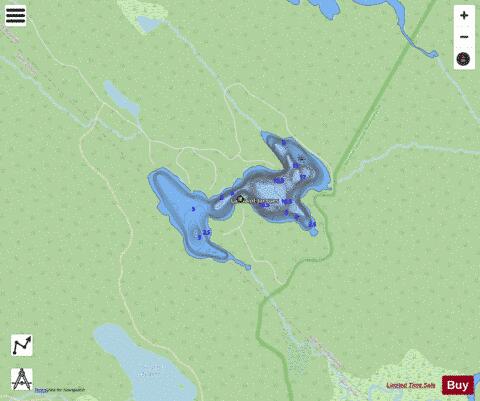 Saint Jacques  Lac depth contour Map - i-Boating App - Streets