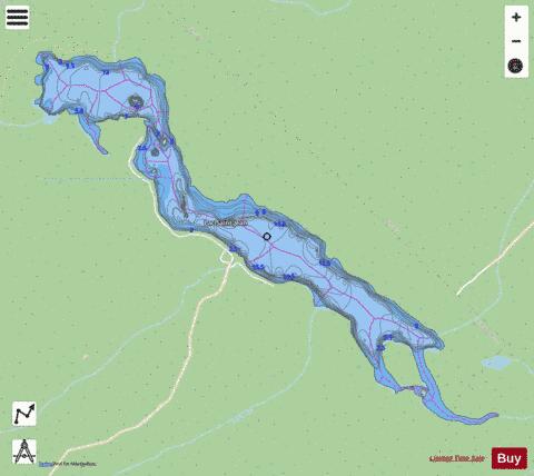 Saint-Jean, Lac depth contour Map - i-Boating App - Streets