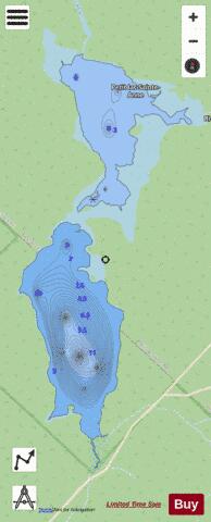 Sainte Anne  Lac depth contour Map - i-Boating App - Streets