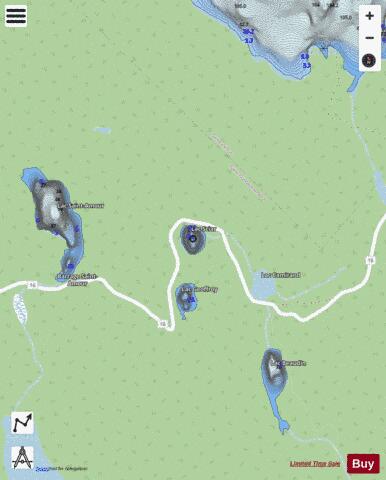 Sciar  Lac depth contour Map - i-Boating App - Streets