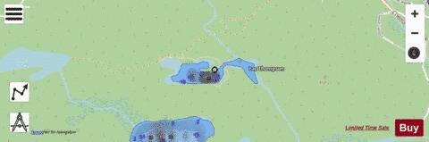 Thompson  Lac depth contour Map - i-Boating App - Streets