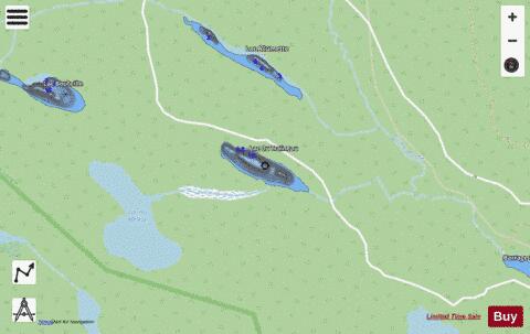 Traineau  Lac Du depth contour Map - i-Boating App - Streets