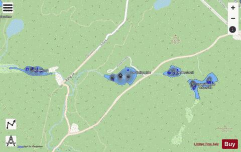 Valiquette  Lac depth contour Map - i-Boating App - Streets
