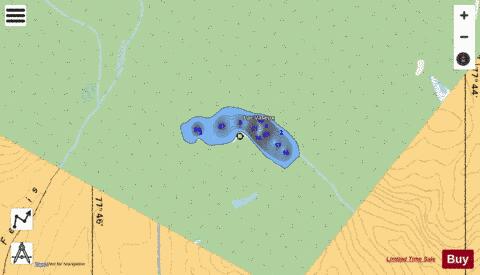 Vaseux  Lac depth contour Map - i-Boating App - Streets