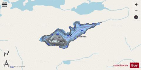 Vent, Lac au depth contour Map - i-Boating App - Streets