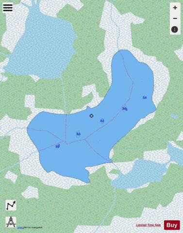 Cheeseman  Lake depth contour Map - i-Boating App - Streets