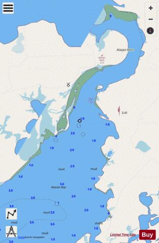 ALAZAN BAY EXTENSION Marine Chart - Nautical Charts App - Streets