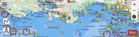 DAUPHIN ISLAND TO DOG KEYS PASS Marine Chart - Nautical Charts App - Streets