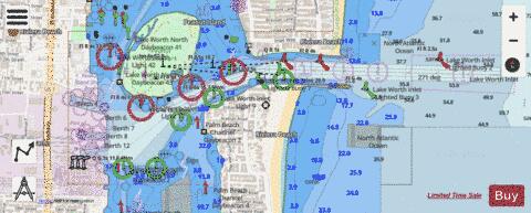 LAKE WORTH INLET Marine Chart - Nautical Charts App - Streets