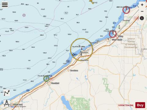 STURGEON POINT TO TWENTY MILE CREEK NEW YORK Marine Chart - Nautical Charts App - Streets