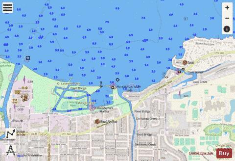 LAKE WINNEBAGO and FOX RIV PG 4 Marine Chart - Nautical Charts App - Streets