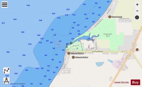 LAKE WINNEBAGO and FOX RIV PG 10 INSET Marine Chart - Nautical Charts App - Streets