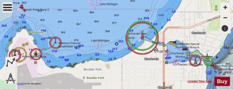 CHARLEVOIX Marine Chart - Nautical Charts App - Streets