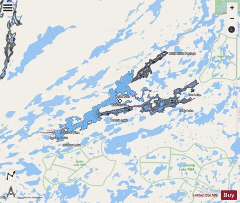 KNIFE LAKE Marine Chart - Nautical Charts App - Streets