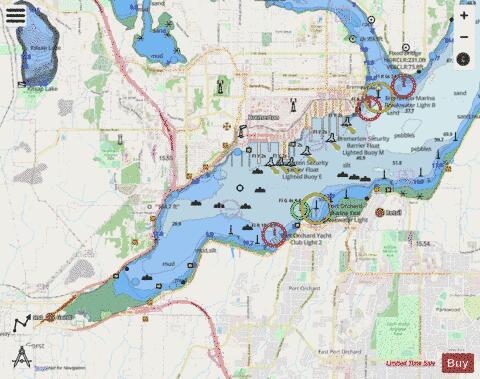 SINCLAIR INLET Marine Chart - Nautical Charts App - Streets