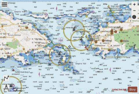 PILLSBURY SOUND Marine Chart - Nautical Charts App - Streets