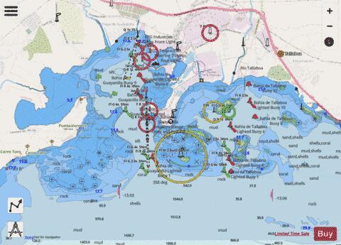 BAHIA DE GUAYANILLA AND BAHIA DE TALLABOA Marine Chart - Nautical Charts App - Streets