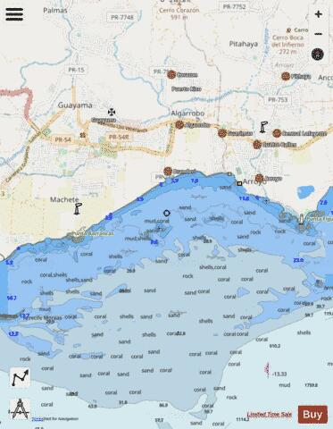 PUERTO ARROYO Marine Chart - Nautical Charts App - Streets