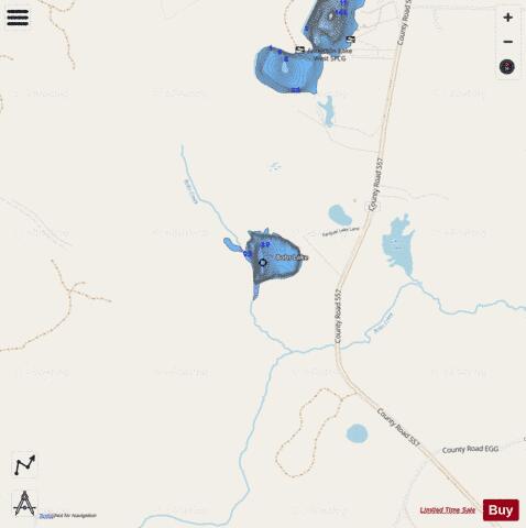 Big Bobs Lake depth contour Map - i-Boating App - Streets