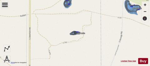 Lost Lake Chippewa depth contour Map - i-Boating App - Streets