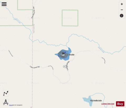 O Neil Lake depth contour Map - i-Boating App - Streets