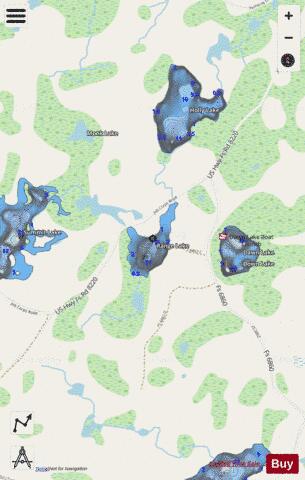 Range Lake depth contour Map - i-Boating App - Streets