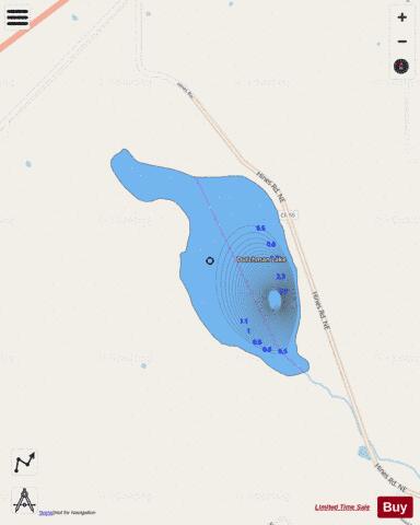 Dutchman Lake depth contour Map - i-Boating App - Streets