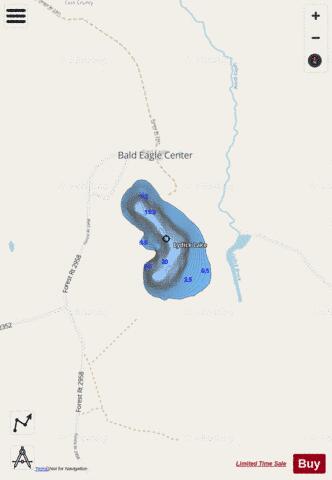 Lydick Lake depth contour Map - i-Boating App - Streets