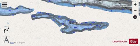 Pierz Lake depth contour Map - i-Boating App - Streets