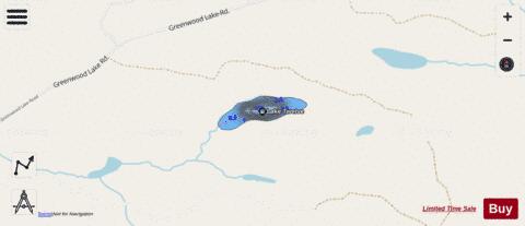 Lake Twelve depth contour Map - i-Boating App - Streets