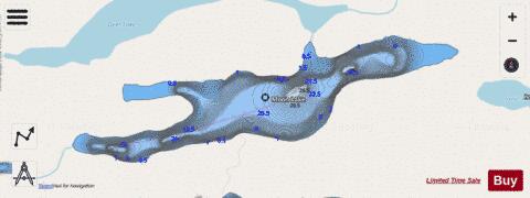 Moon Lake depth contour Map - i-Boating App - Streets