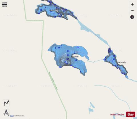 Zoo Lake depth contour Map - i-Boating App - Streets