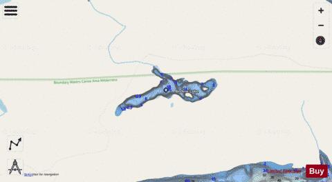 Bedew Lake depth contour Map - i-Boating App - Streets