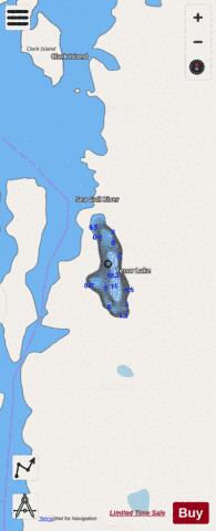 Tenor Lake depth contour Map - i-Boating App - Streets