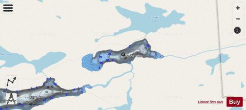 Bingshick Lake depth contour Map - i-Boating App - Streets