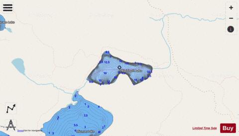 Nipisiquit Lake depth contour Map - i-Boating App - Streets
