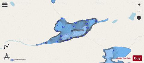 Trident Lake depth contour Map - i-Boating App - Streets