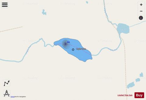 Legler Lake depth contour Map - i-Boating App - Streets