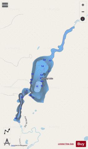 Murphy Lake depth contour Map - i-Boating App - Streets